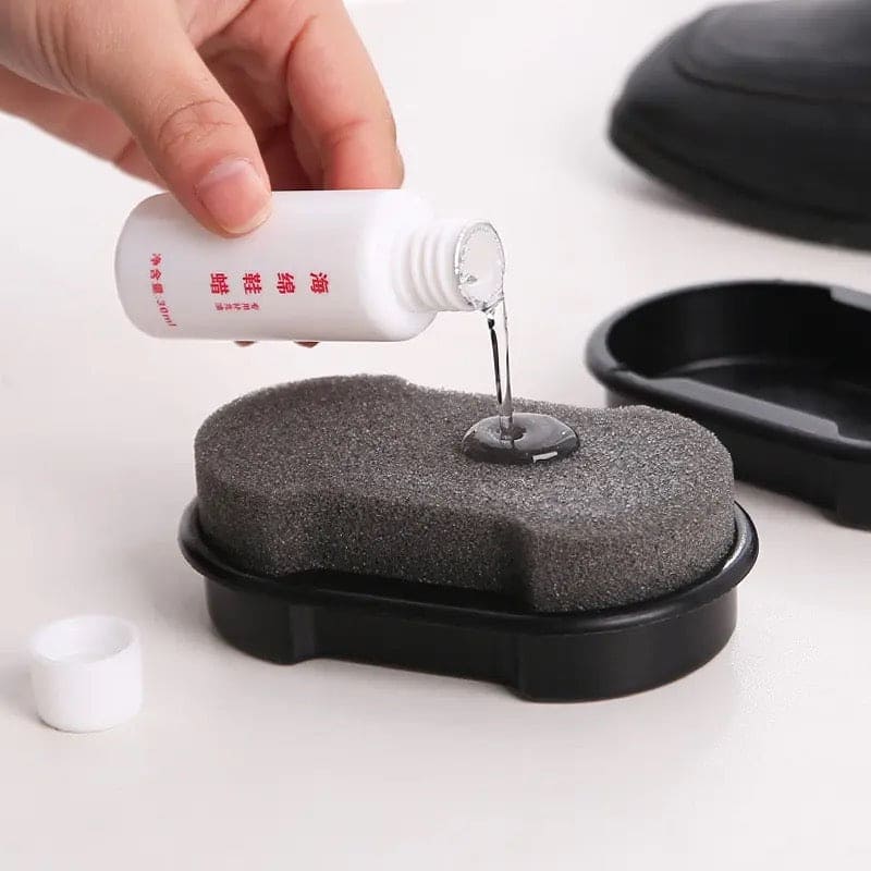 Double Face Shoe Polish, Colorless Shoe Wax Brush, Shoes Cleaning Cleaner, Quick Polish Shoes Cleaning Brush, Liquid Cleaning Wax Leather Polishing Sponge, Boot & Shoe Shine Polish Double Face Shoe Polish, Colorless Shoe Wax Brush, Shoes Cleaning Cleaner, Quick Polish Shoes Cleaning Brush, Liquid Cleaning Wax Leather Polishing Sponge, Boot & Shoe Shine Polish